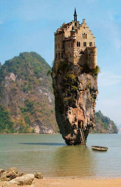 Image of Castle House Island "alleged" in Dublin, Ireland