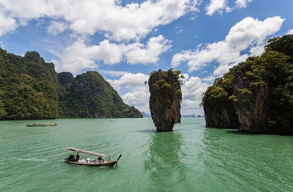Ko Tapu (Tapu Island) is a 20 m tall islet in front of the Khao Phing Kan islands, in the Phang Nga Bay, in Thailand